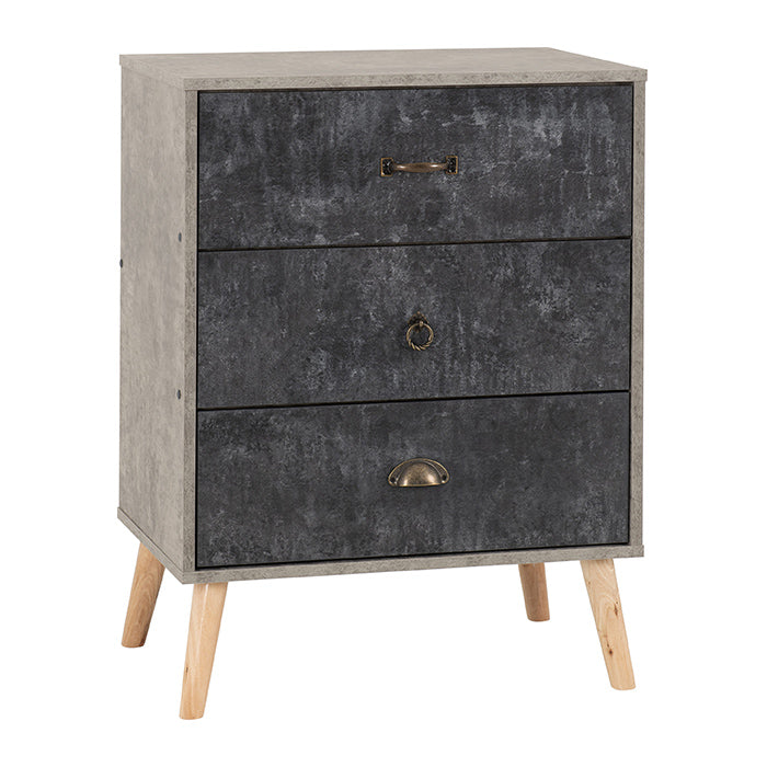 Nordic 3 Drawer Chest