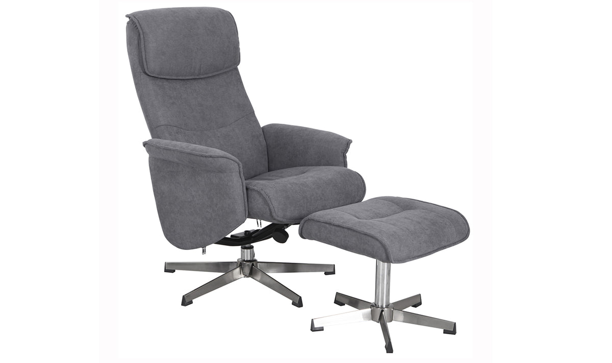 Rayna Recliner with Footstool