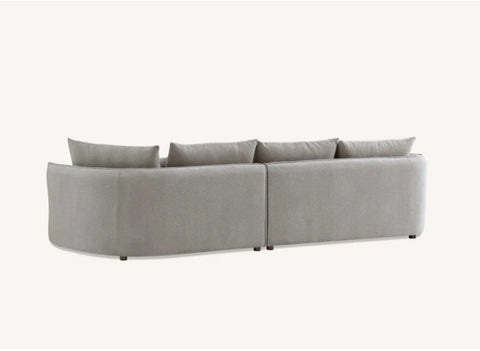 Aluxo Rubin Corner Chaise in Pebble Boucle