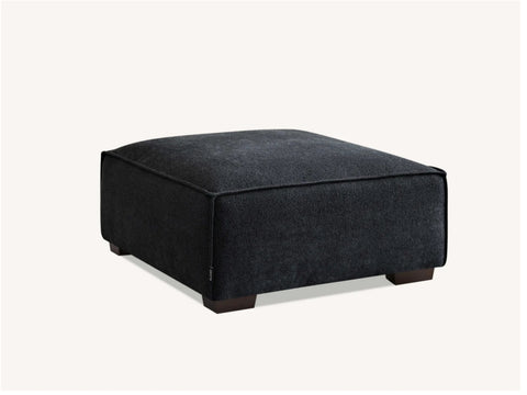 Aluxo Dakota 4 seater with Chaise in Midnight Boucle