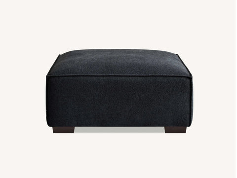 Aluxo Dakota 4 seater with Chaise in Midnight Boucle