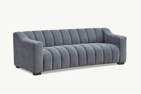 Aluxo Astoria 3 Seater Sofa in Iron Boucle Fabric