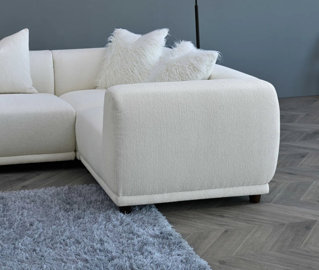 Aluxo Lottie Modular Corner Group in Polar Boucle – Aslamsinteriors