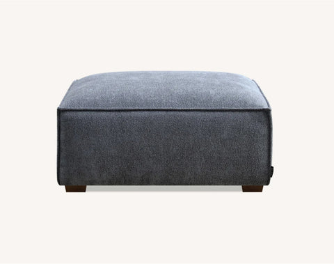 Aluxo Dakota 4 seater with Chaise in Charcoal Boucle