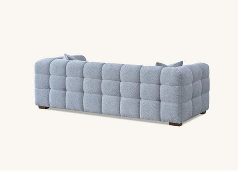 Aluxo Tribeca Sofa Range in Pearl Boucle Fabric