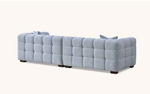 Aluxo Tribeca Sofa Range in Pearl Boucle Fabric