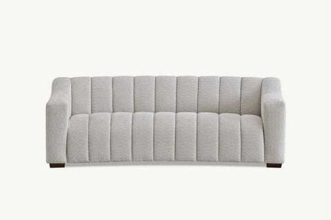 Aluxo Astoria 3 Seater Sofa in Ivory Boucle Fabric