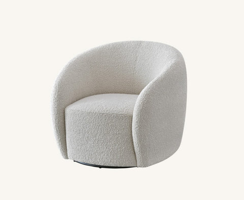 Aluxo Nolita Boucle Teddy Sofa and Accent Chair
