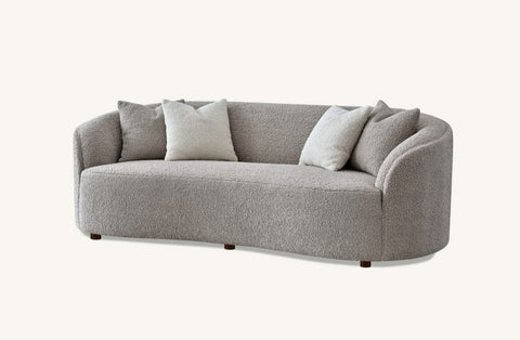 Aluxo Nolita Boucle Teddy Sofa and Accent Chair
