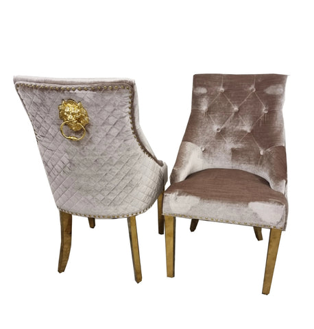 Bentley Gold Dining Chair