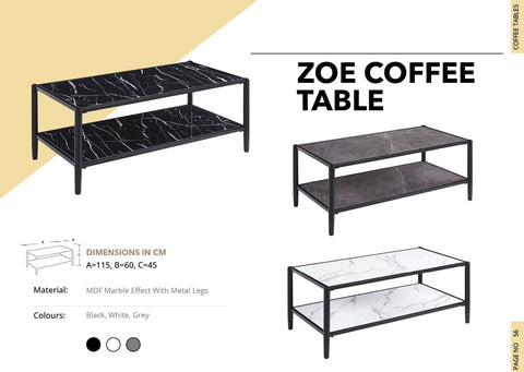 ZOE COFFEE TABLE