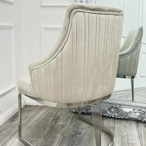 Chelmsford Dining Chair (Gold/Silver Frame)