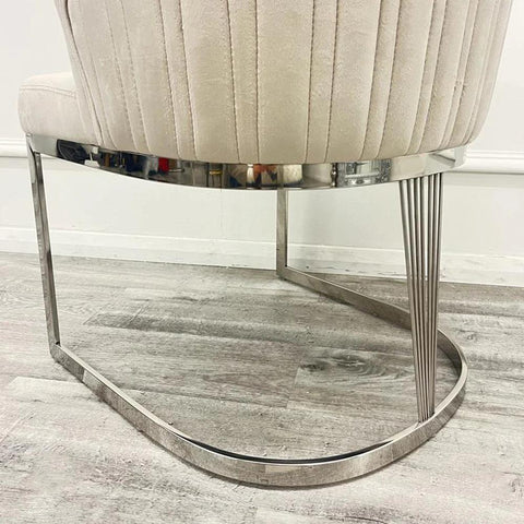 Chelmsford Dining Chair (Gold/Silver Frame)