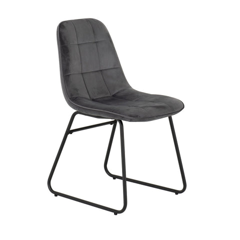 Berlin Dining Set with Lukas Chairs Black Wood with 4 chairs