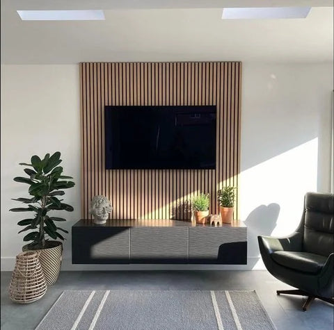 Wood effect Veneer Wall Panels 2M x 2.9M