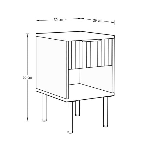 Nervata Lamp Table