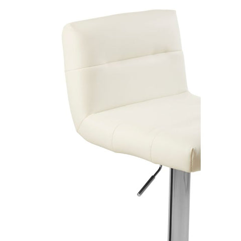 BAINA FLUTED SEAT BAR STOOL WITH CHROME BASE