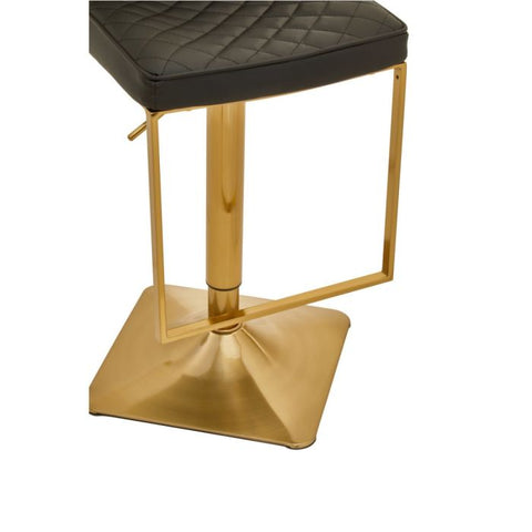 BAINA GOLD SQUARE BASE BAR STOOL