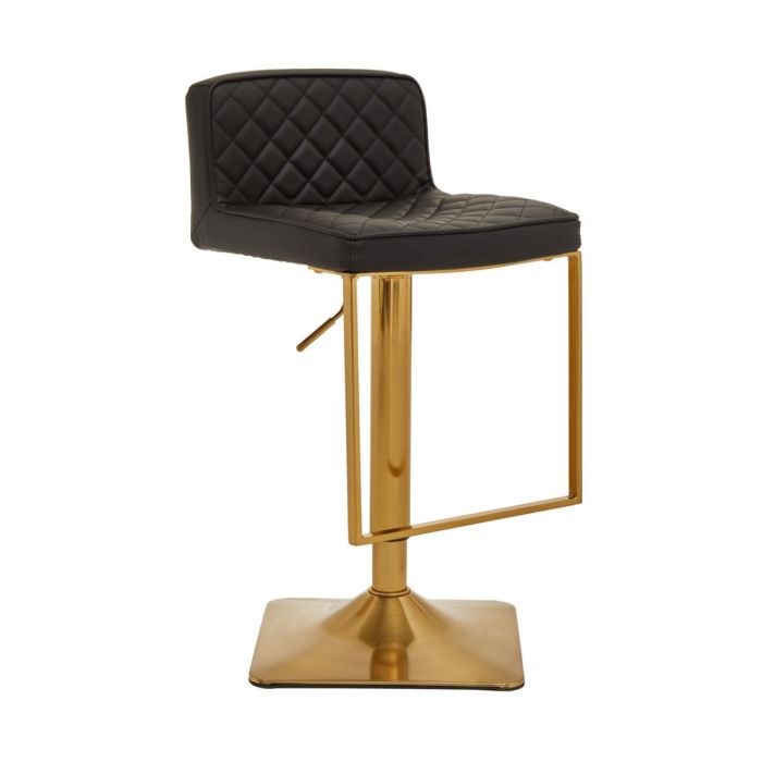 BAINA GOLD SQUARE BASE BAR STOOL