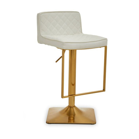 BAINA GOLD SQUARE BASE BAR STOOL