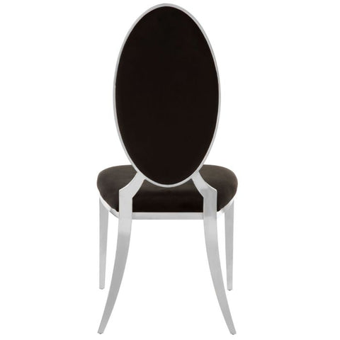 ELIZA BLACK VELVET DINING CHAIR