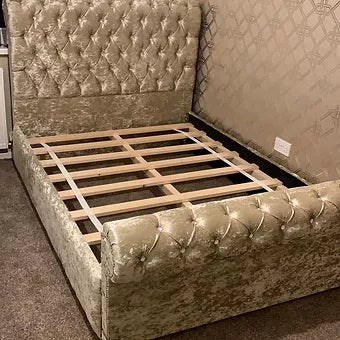 Sleigh Upholstered Bed