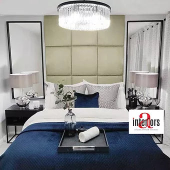 50cm x 50cm Wall Panal Plush Velvet Wall Panel