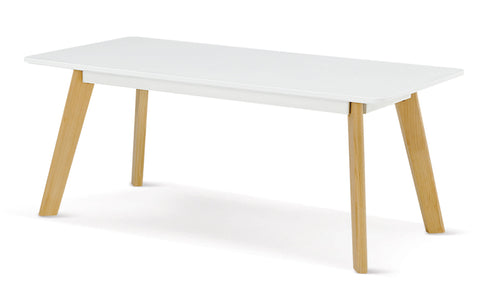 Belgium Rectangle Coffee Table White