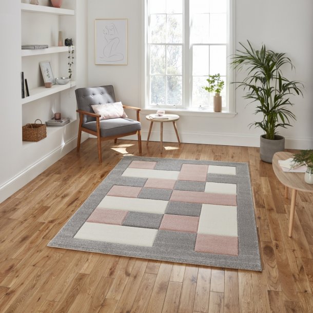 Brooklyn BRK04 Rug in Rose