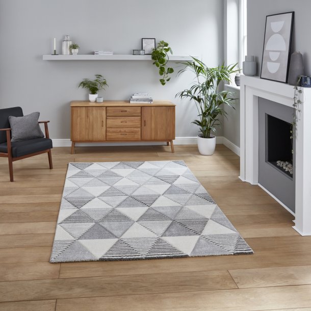Brooklyn BRK15 Rug in Grey