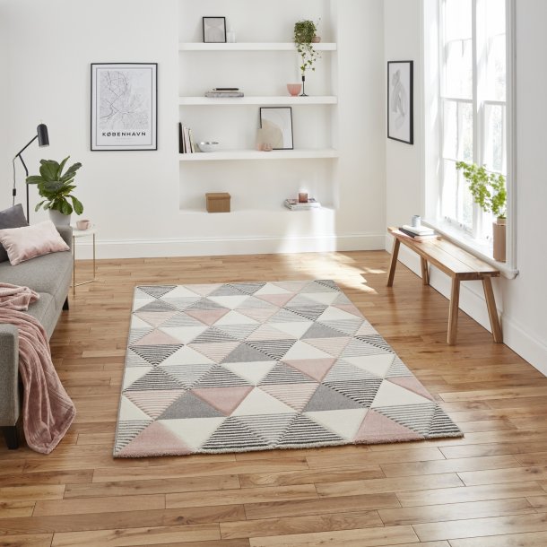 Brooklyn BRK15 Rug in Rose