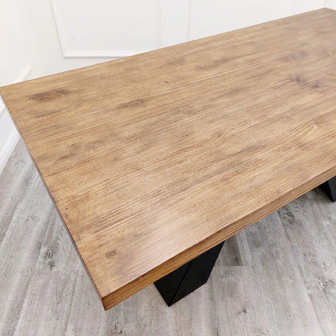 Axel 1.8 Dining Table Solid Wood Top