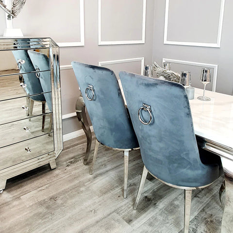 Duchess Dining Chair with Plain Knocker & Plain Back