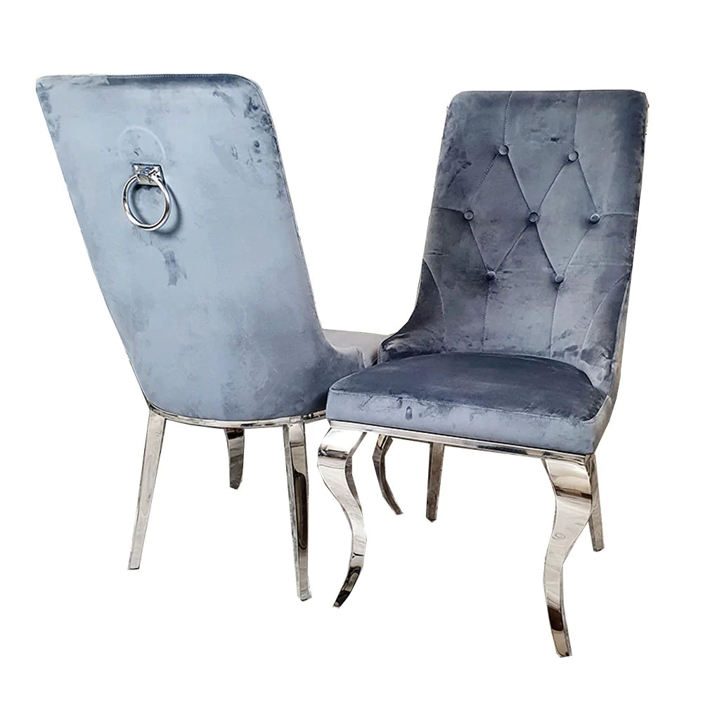 Duchess Dining Chair with Plain Knocker & Plain Back