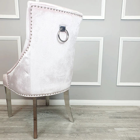 Duke Dining Chair with Plain Knocker & Plain Back