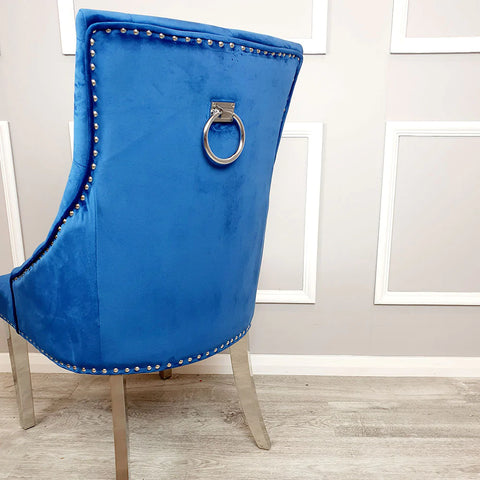 Duke Dining Chair with Plain Knocker & Plain Back