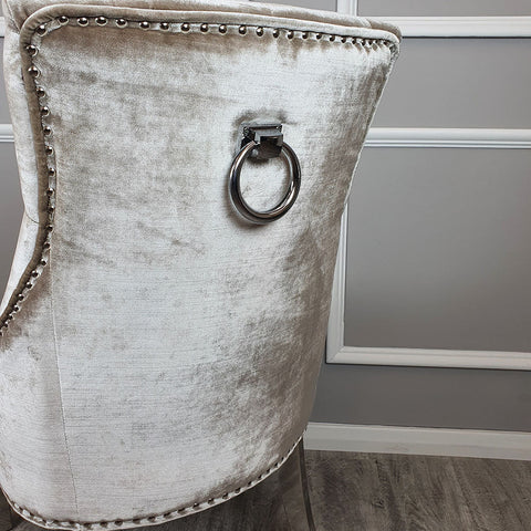 Duke Dining Chair with Plain Knocker & Plain Back