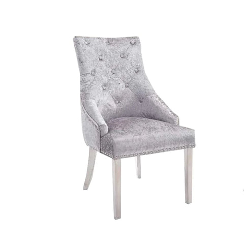 Duke Dining Chair with Plain Knocker & Plain Back