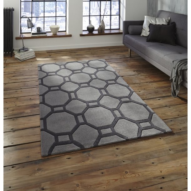 Hong Kong 4338 Rug in Grey