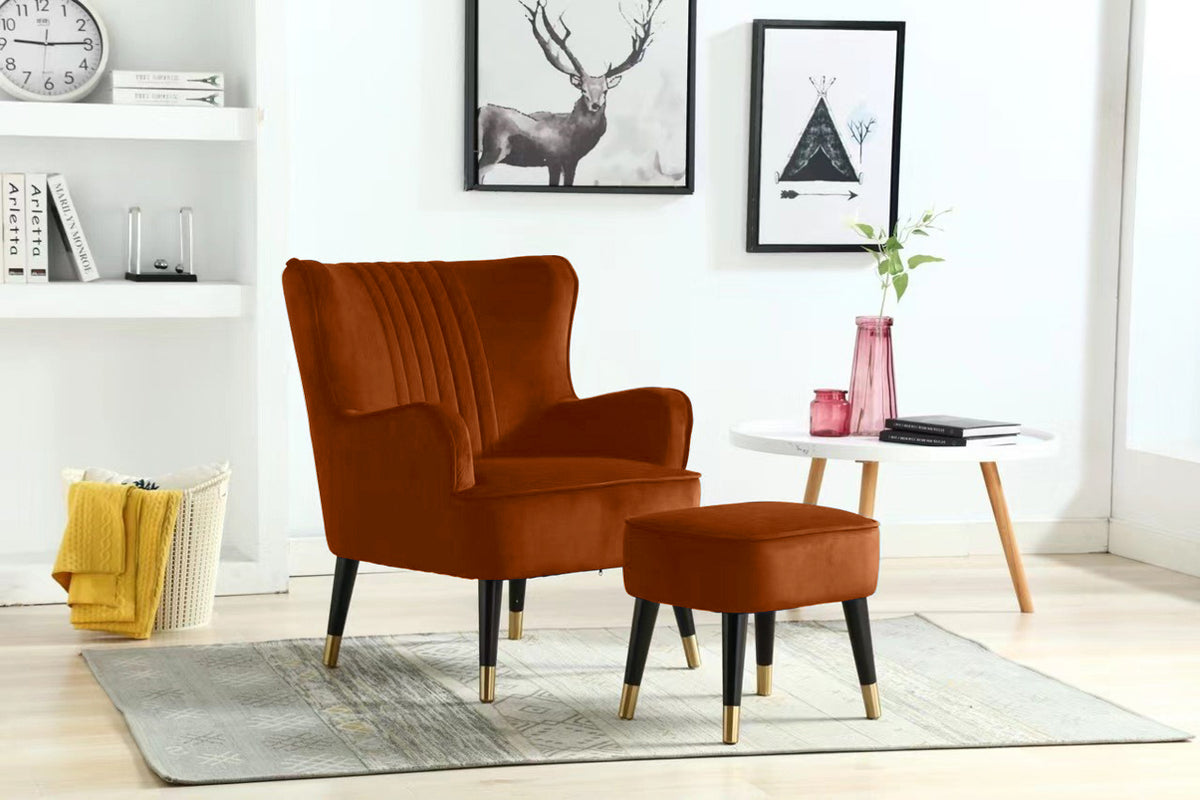 Jude Accent Chair & Stool