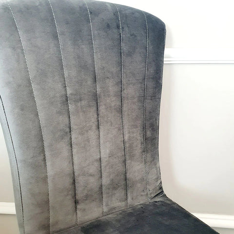 Julietta Dining Chair ALL COLOURS with Plain Back & Seashell Detail
