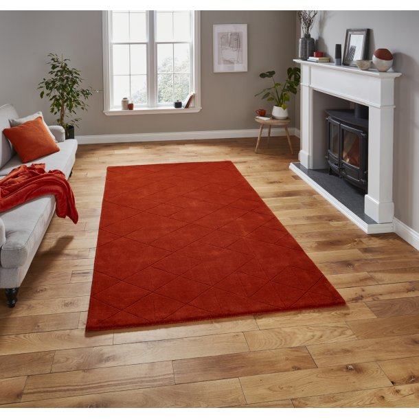 Kasbah KB2025 Rug in Terracotta