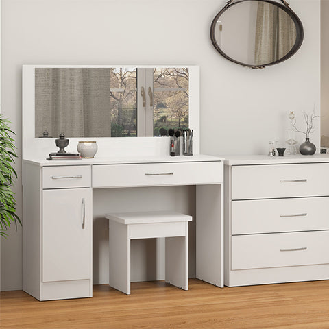 Nevada Vanity/Dressing Table Set Gloss