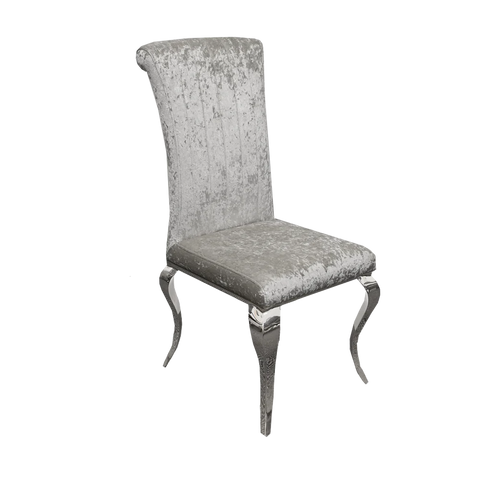 Nicole Dining Chair Plain Back, Line & Cross Stitch