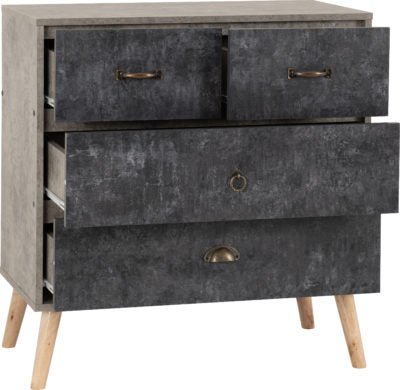 Nordic 2+2 Drawer Chest