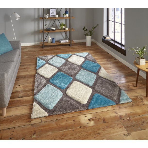 Noble House 9247 Rugs in Grey/Blue