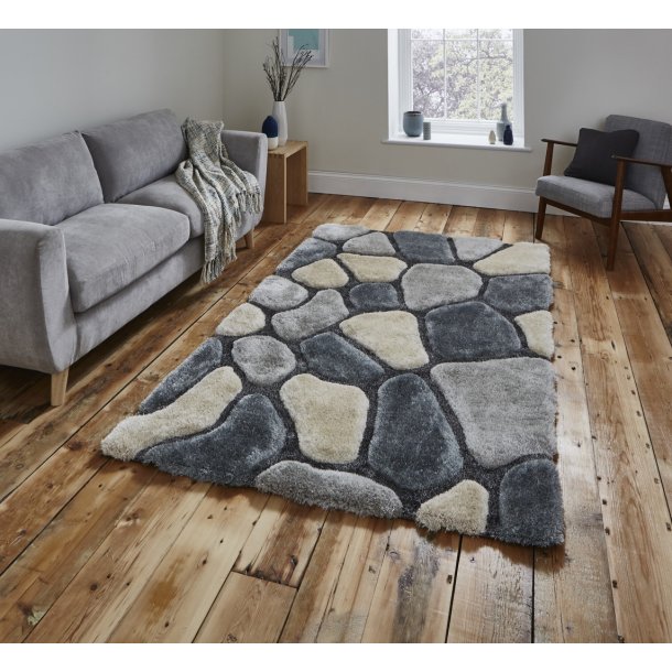 Noble House NH5858 Rugs in Grey/Blue