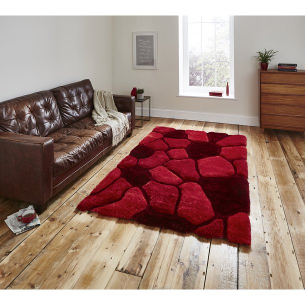 Noble House NH5858 Rug in Red