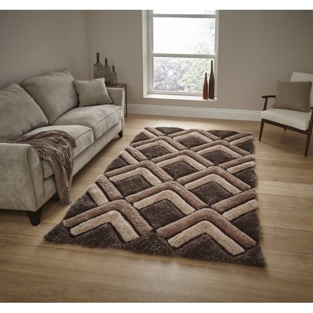 Noble House NH8199 Rug in Brown