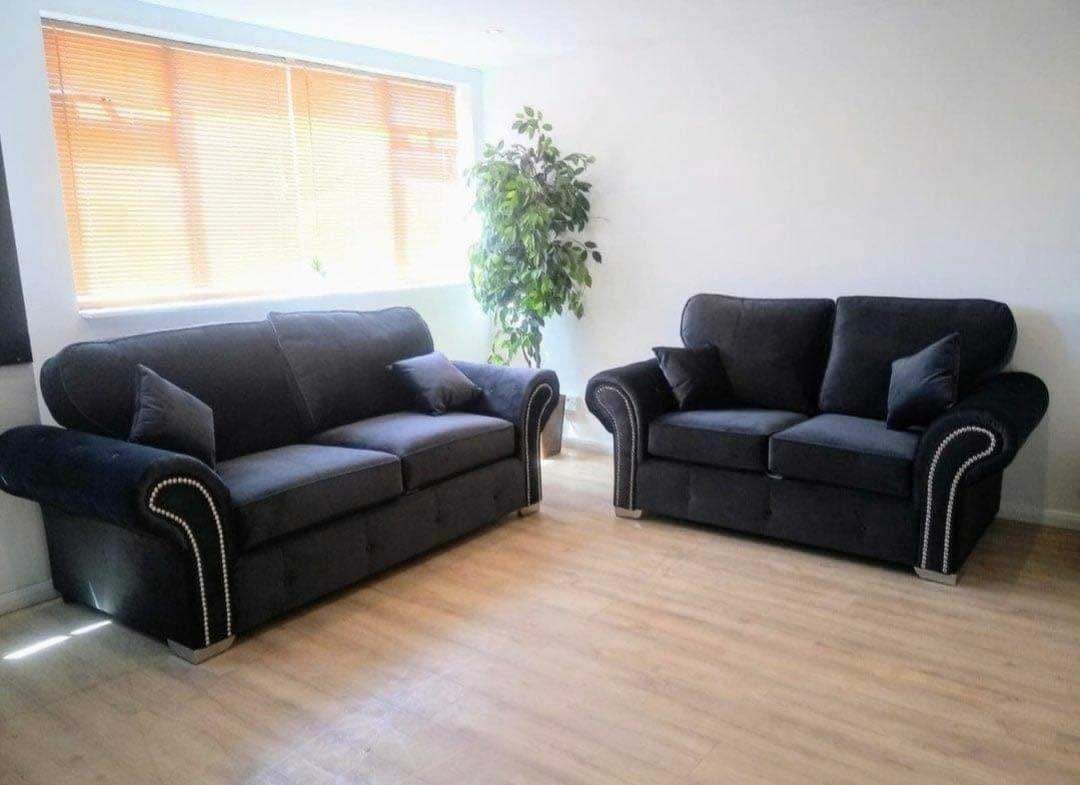 Oakland 3+2 Seater Sofa Set Plush Fabric